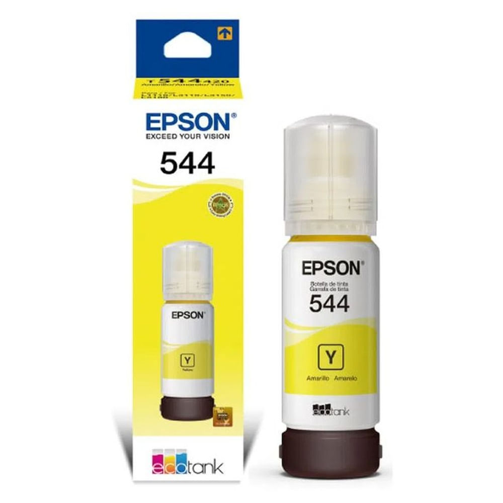 Tinta Epson T544 Amarillo EcoTank L1250, L3250, L5290, L5590 Original - 65ml