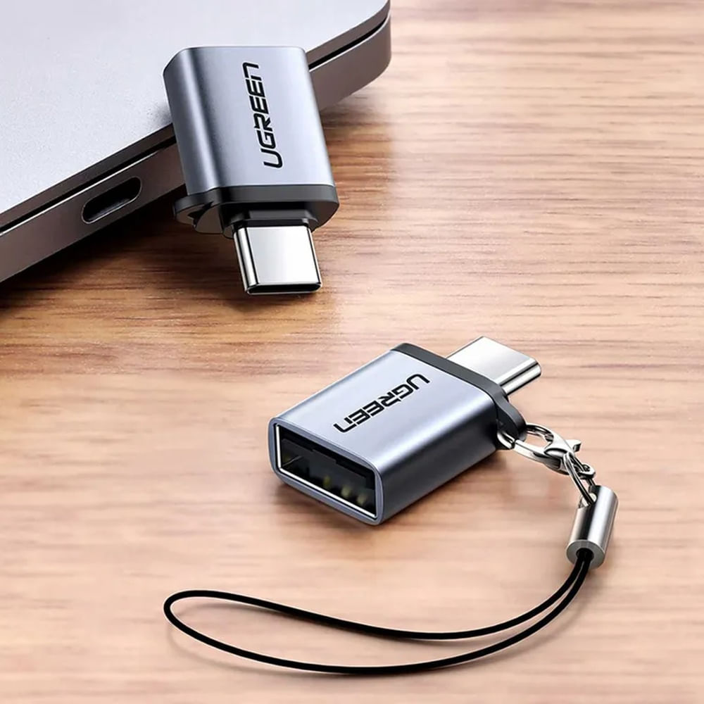 ADAPTADOR CON SUJETADOR TIPO C A USB 3.0 - GRIS - PN INTERNAL US270 (50283)