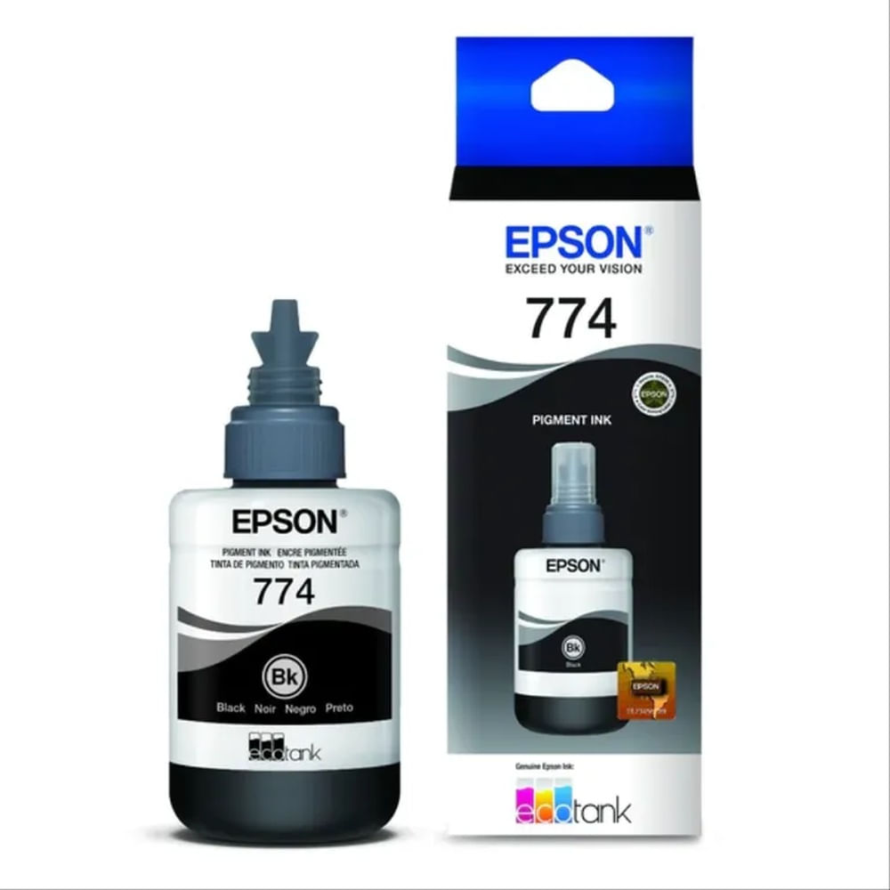 Tinta Epson T774 Negro Pigmentado WorkForce M200, M205 Original - 140ml