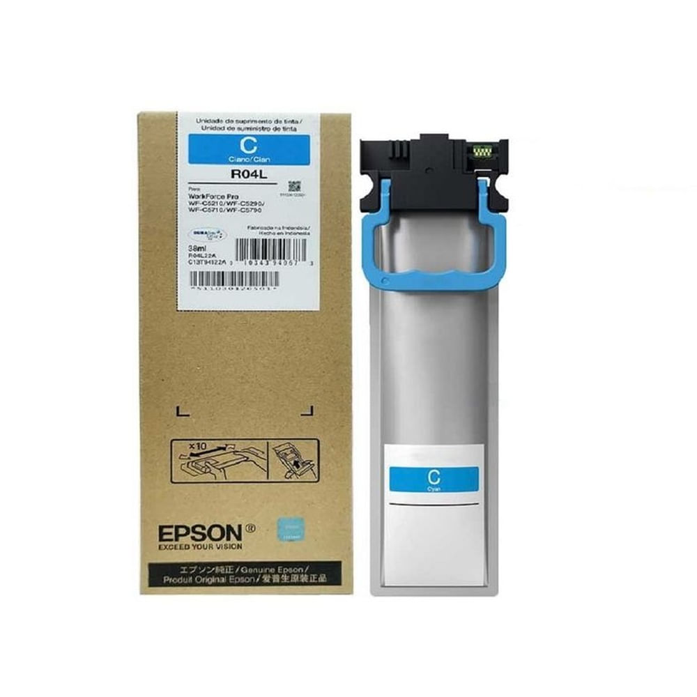 Tinta Epson T941 Cian R04L WF-C5790, WF-C5710, WF-C5290 Original - 38ml