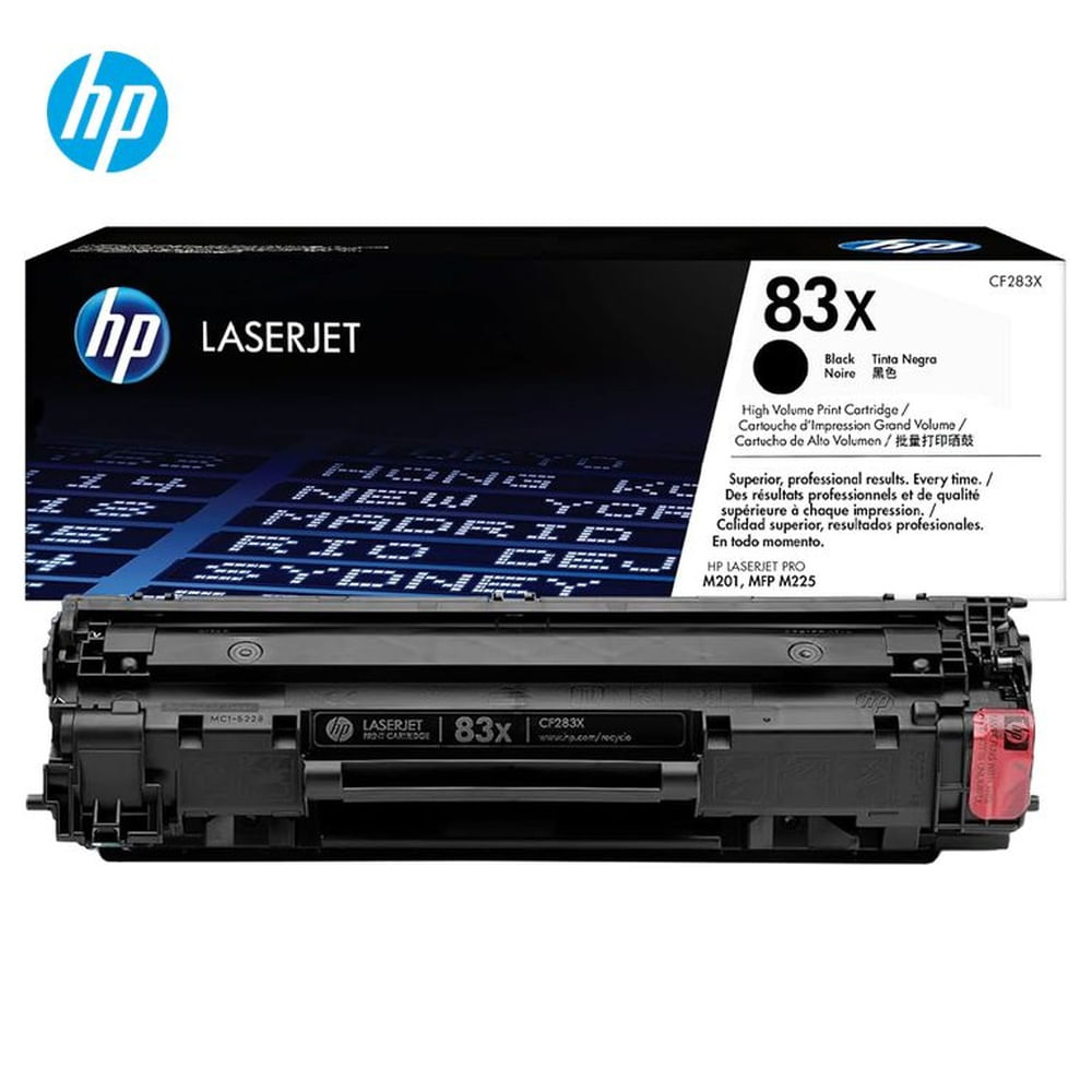 TONER HP 83X NEGRO CF283X L.J. M127F, M201, M225DW ORIGINAL