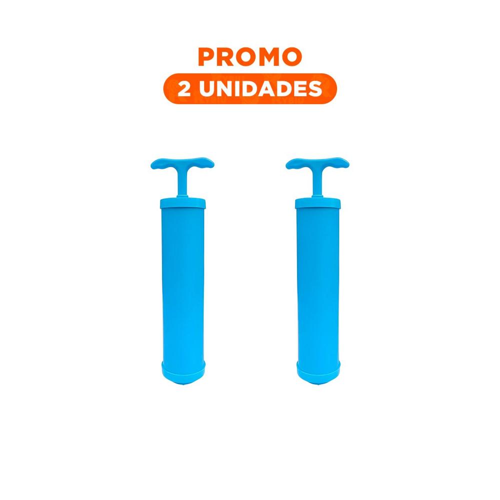 Pack2 Presionador Manual de Aire para Bolsas al Vacio Uso Domestico Rapido Y Regalo Sticker