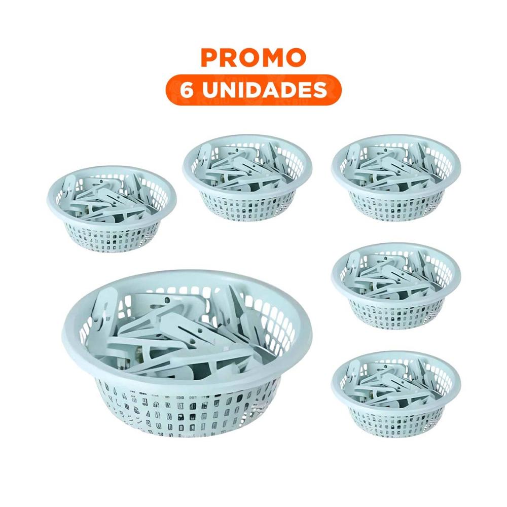Pack6 Accesorio Compacto Verde Claro Redondo Para Ganchos Facil de Usar Y Regalo Sticker
