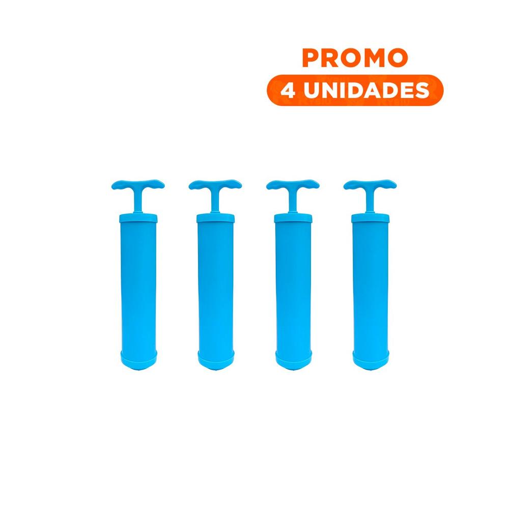 Pack4 Controlador Manual de Aire para Bolsas al Vacio Conserva Comida y Organiza Hogar