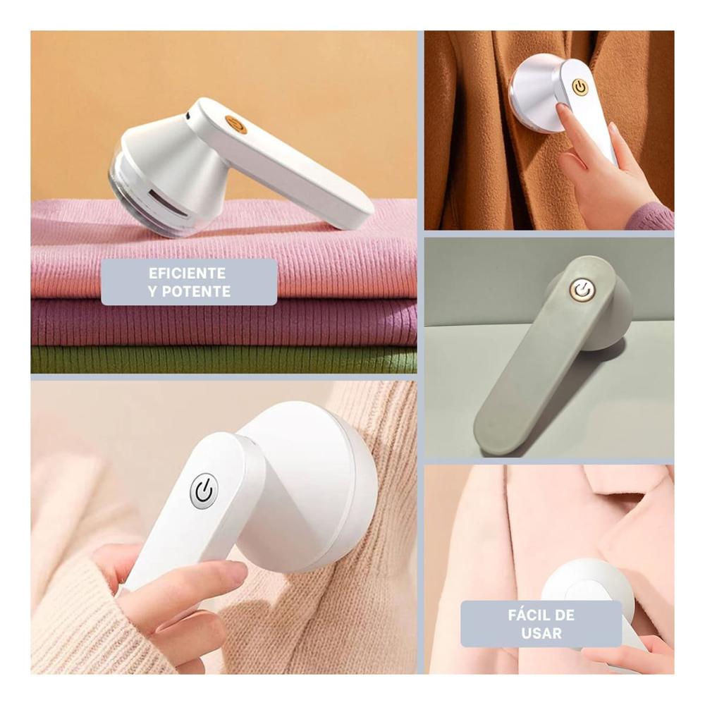Despelojador Electrico Blanco Para Ropa Y Textiles Facil De Usar Y Ligas Regalo