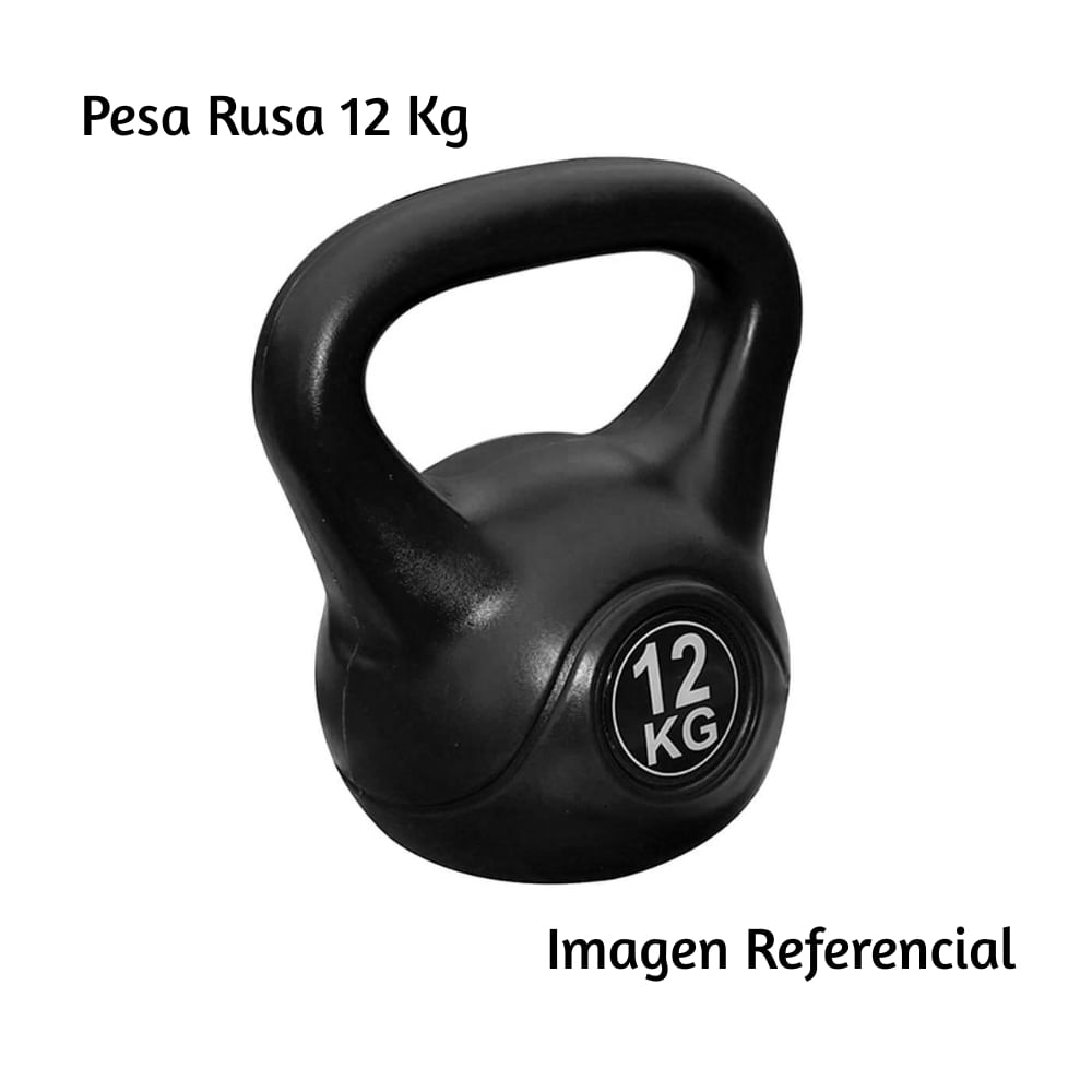 Pesa Rusa 12 KG Kettlebell GENÉRICO
