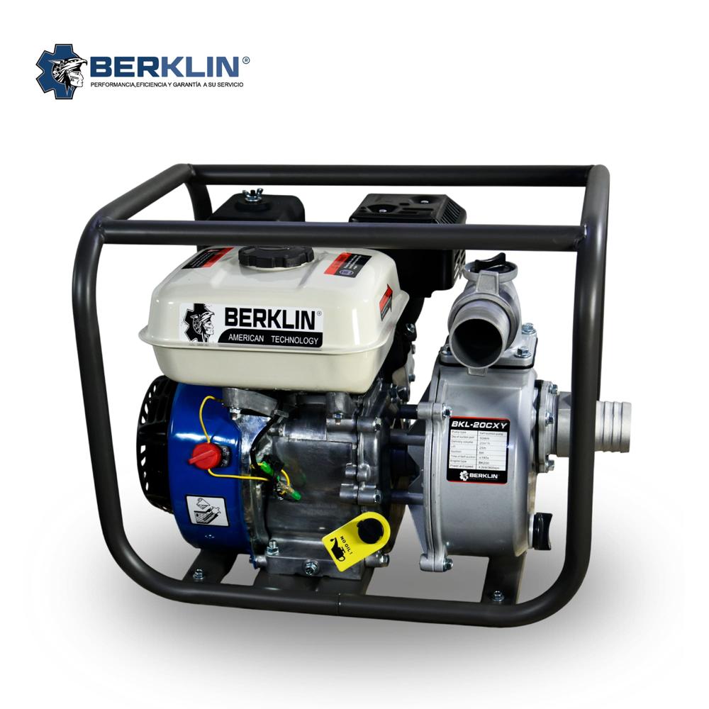 Motobomba Berklin 2x2'' 6.5HP con motor gasolinero