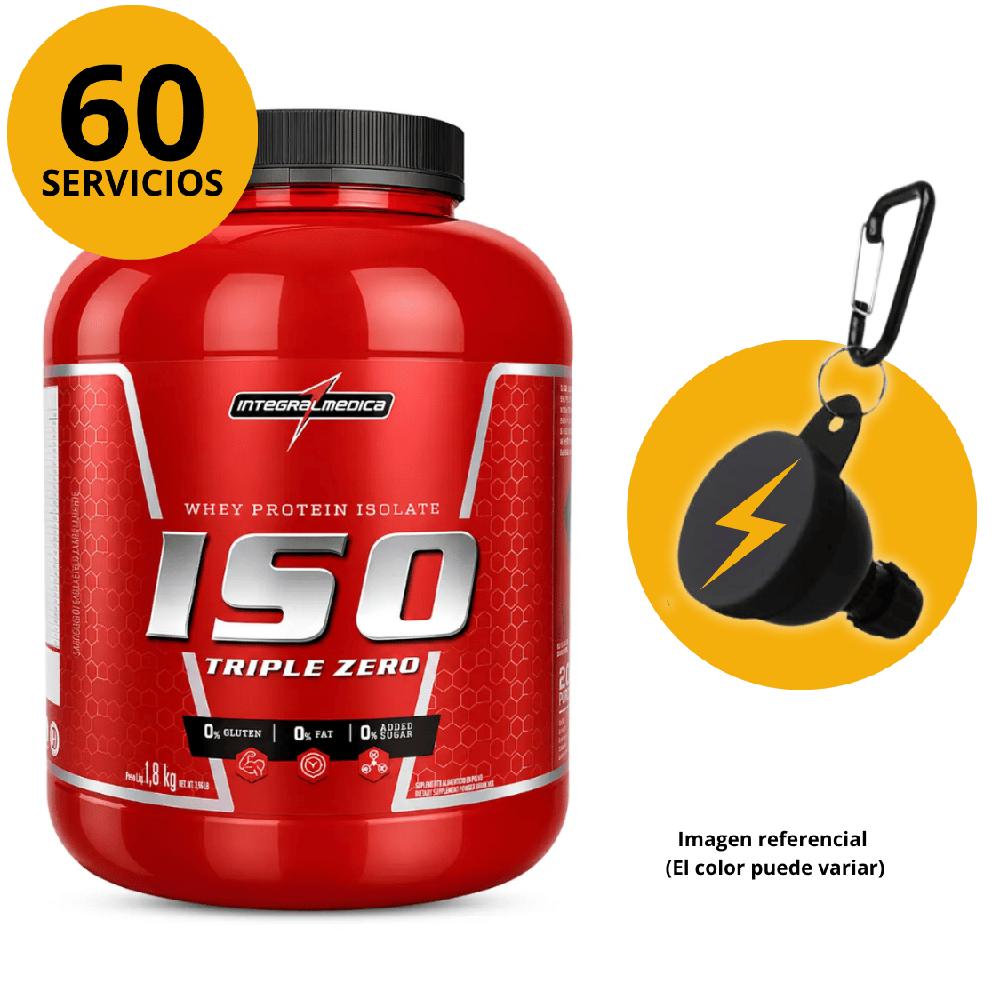 Proteína Iso Triple Zero Integralmedica 1.8 Kg Vainilla CON PORTASUPLES