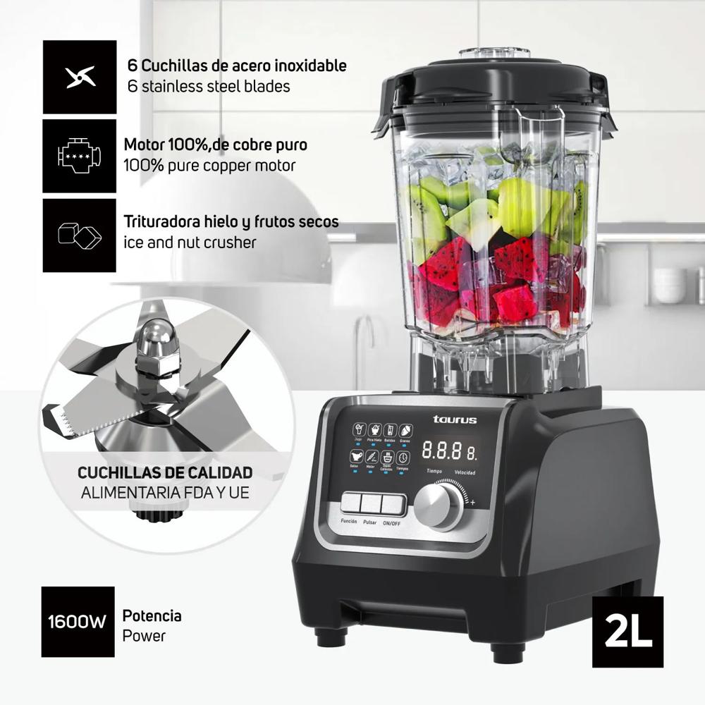 Licuadora 2L Elite Professional 1600W