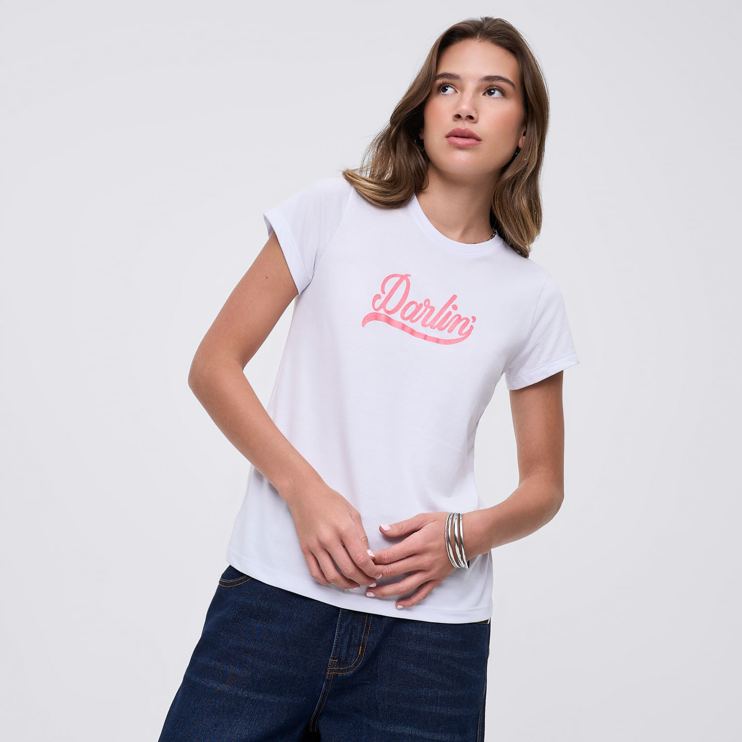 Polo Mujer Bas Reg Print Hypnotic Blanco Xs