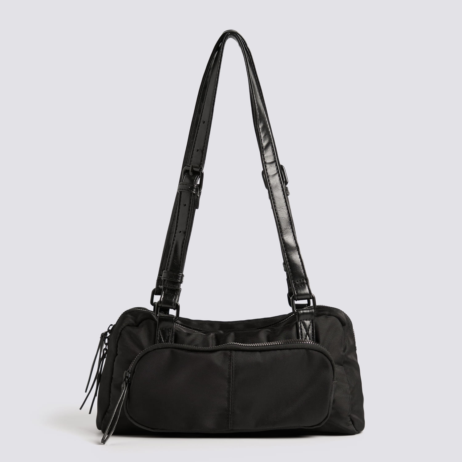 Cartera Malabar Celeste Asa Negro
