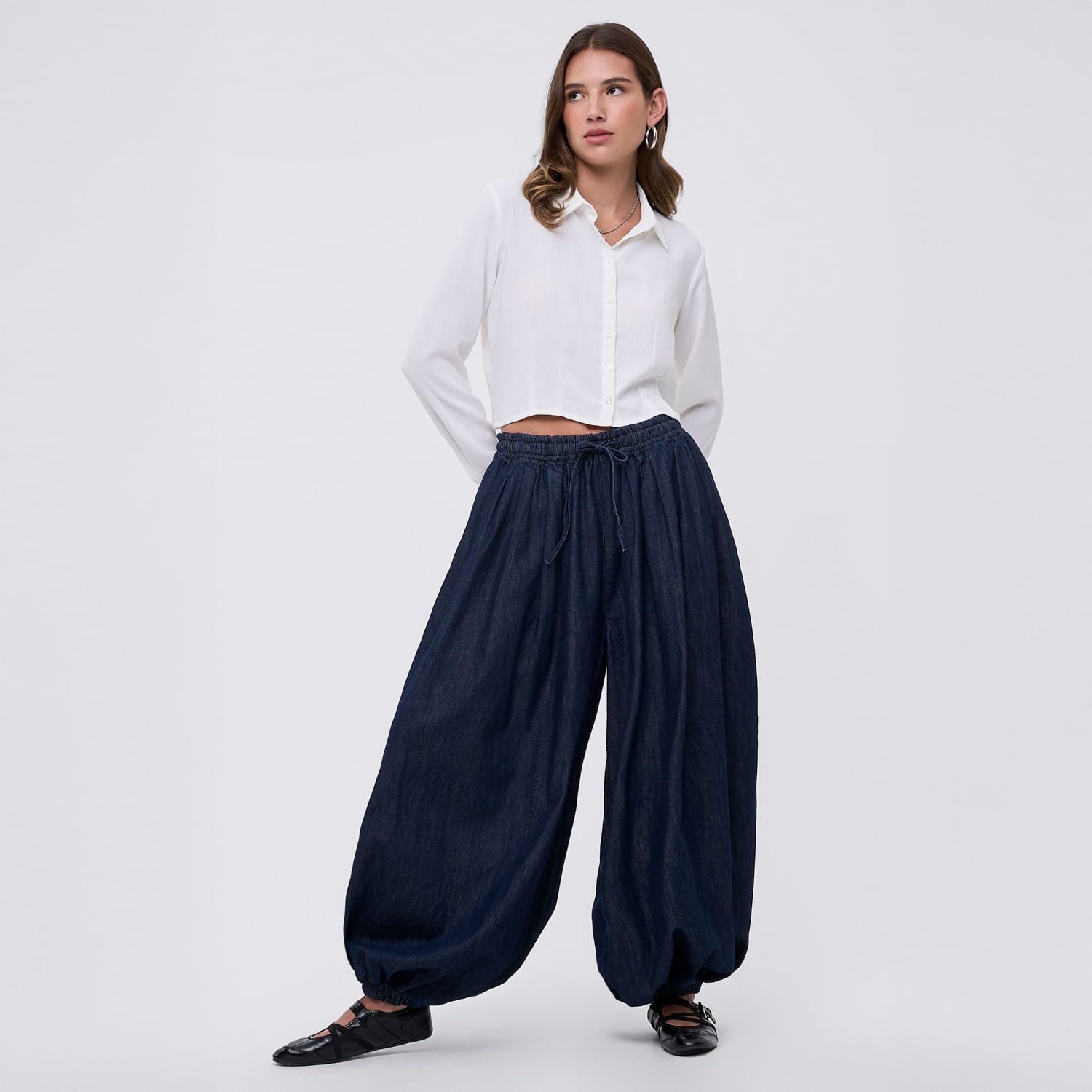 Jean Mujer Helio Hypnotic Baggy Azul Marino 32