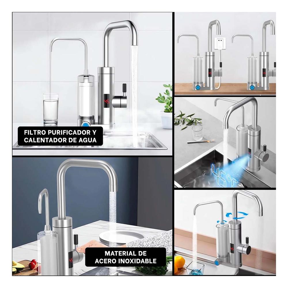 Depurador Doble de Agua con Calentador Incorporado para Uso Domestico Y Ligas Regalo