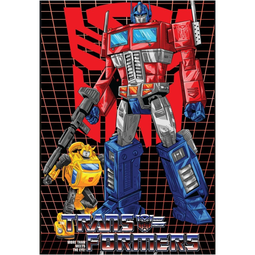 Transformers Optimus Prime and Bumblebee Afiche Cuadro