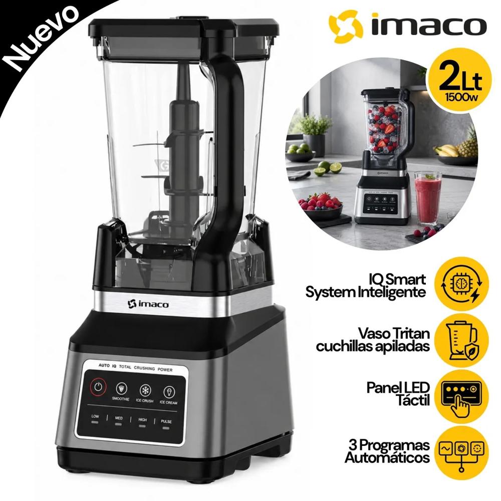 Licuadora 2L Inteligente IQ Smart System 1500W BLC1500KI Imaco