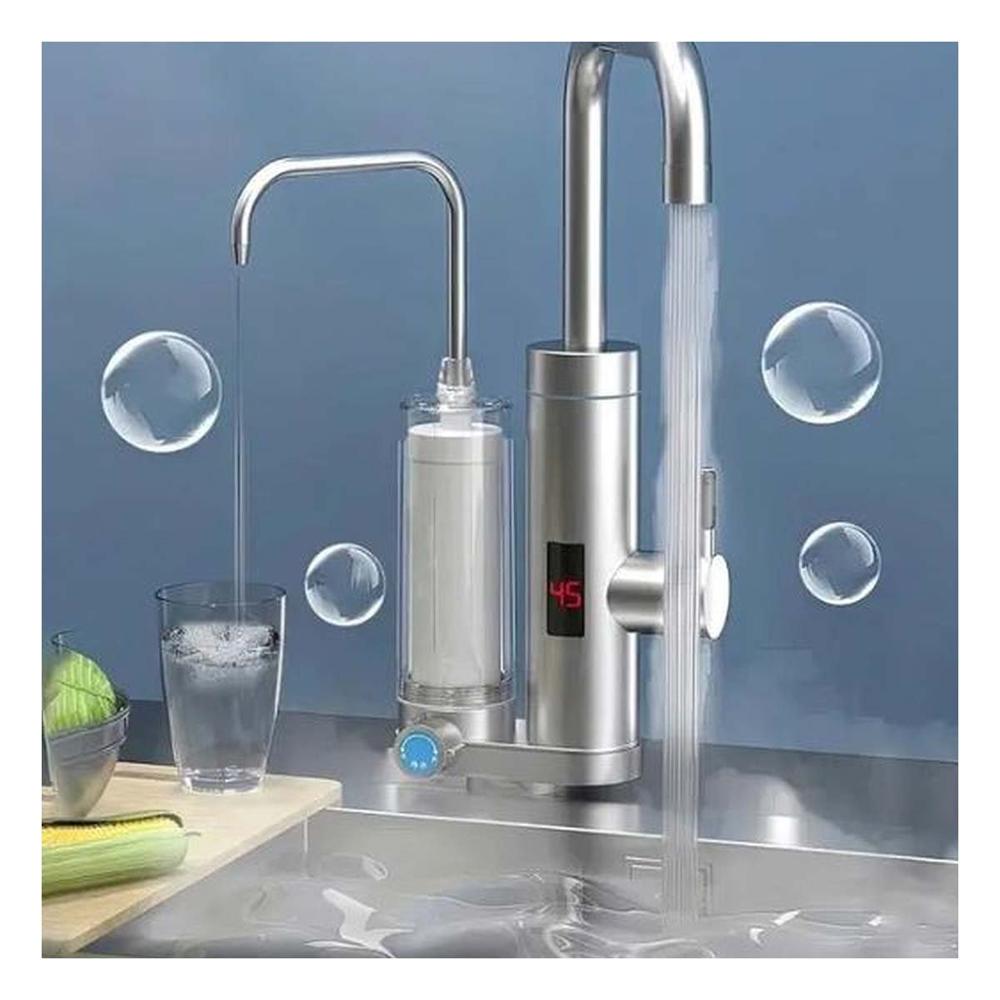 Sistema Doble de Agua con Purificacion y Calentado para Cocina Y notas
