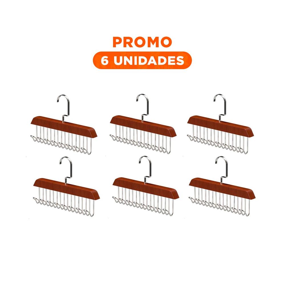 Pack6 Portaobjetos de Uso Domestico con Ocho Ganchos para Casa Y Regalo Sticker