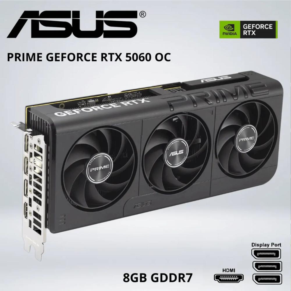 TARJETA GRÁFICA - ASUS PRIME GEFORCE RTX 5060 OC  8GB GDDR7