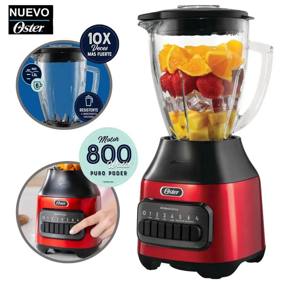 Licuadora Oster 1.5L de 6 Velocidadades BLSTPEG-CPB