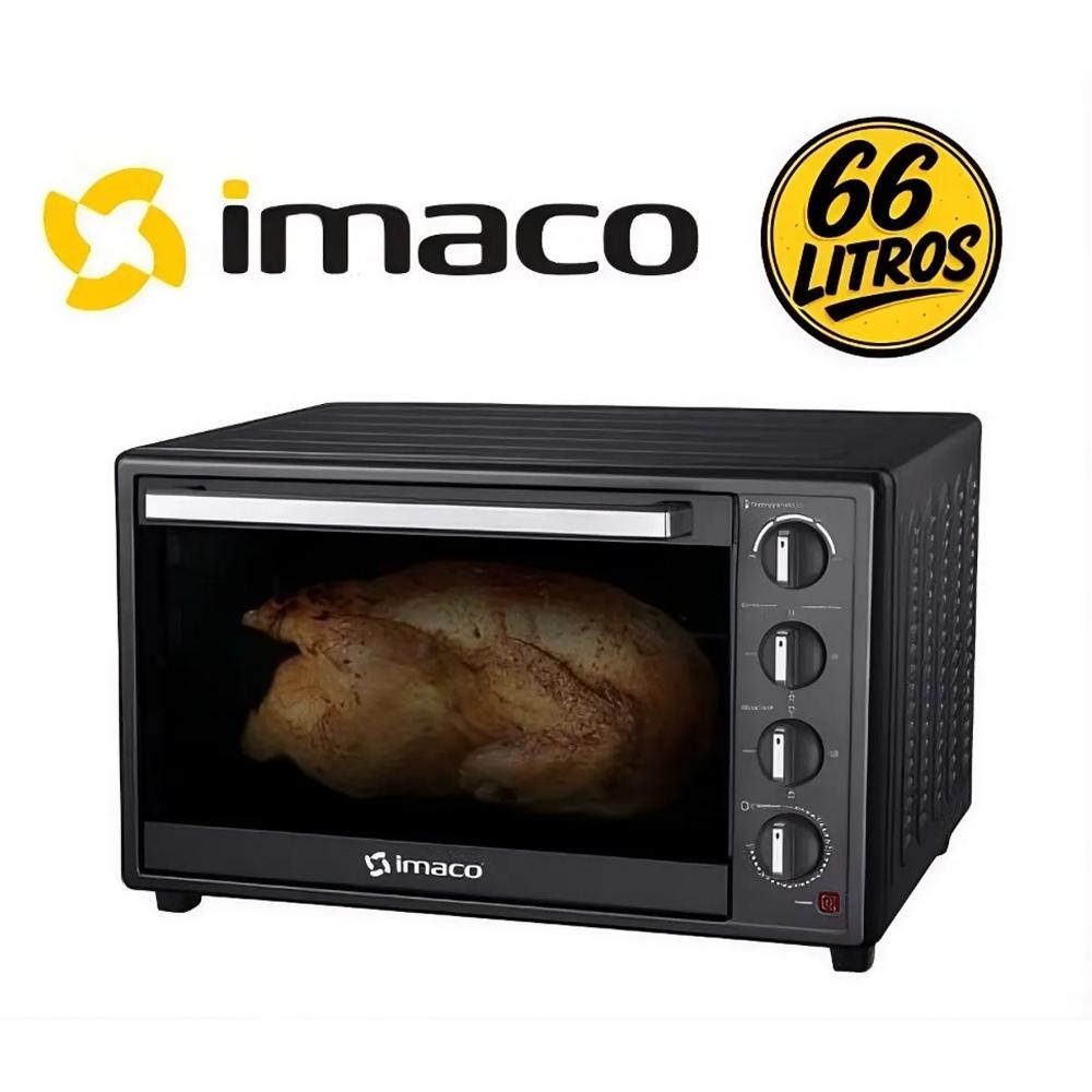 Horno eléctrico 66 litros conrosticero HEB60R Imaco