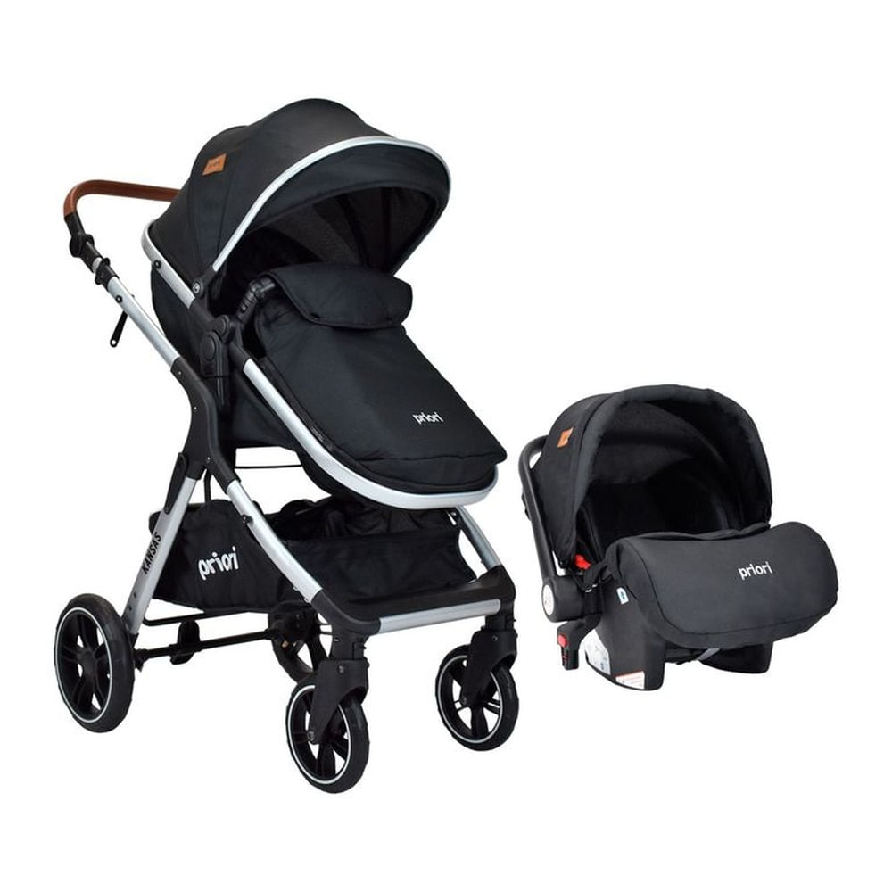 Coche Para Bebe Tipo Moises Priori Kansas Travel System Ngro Negro