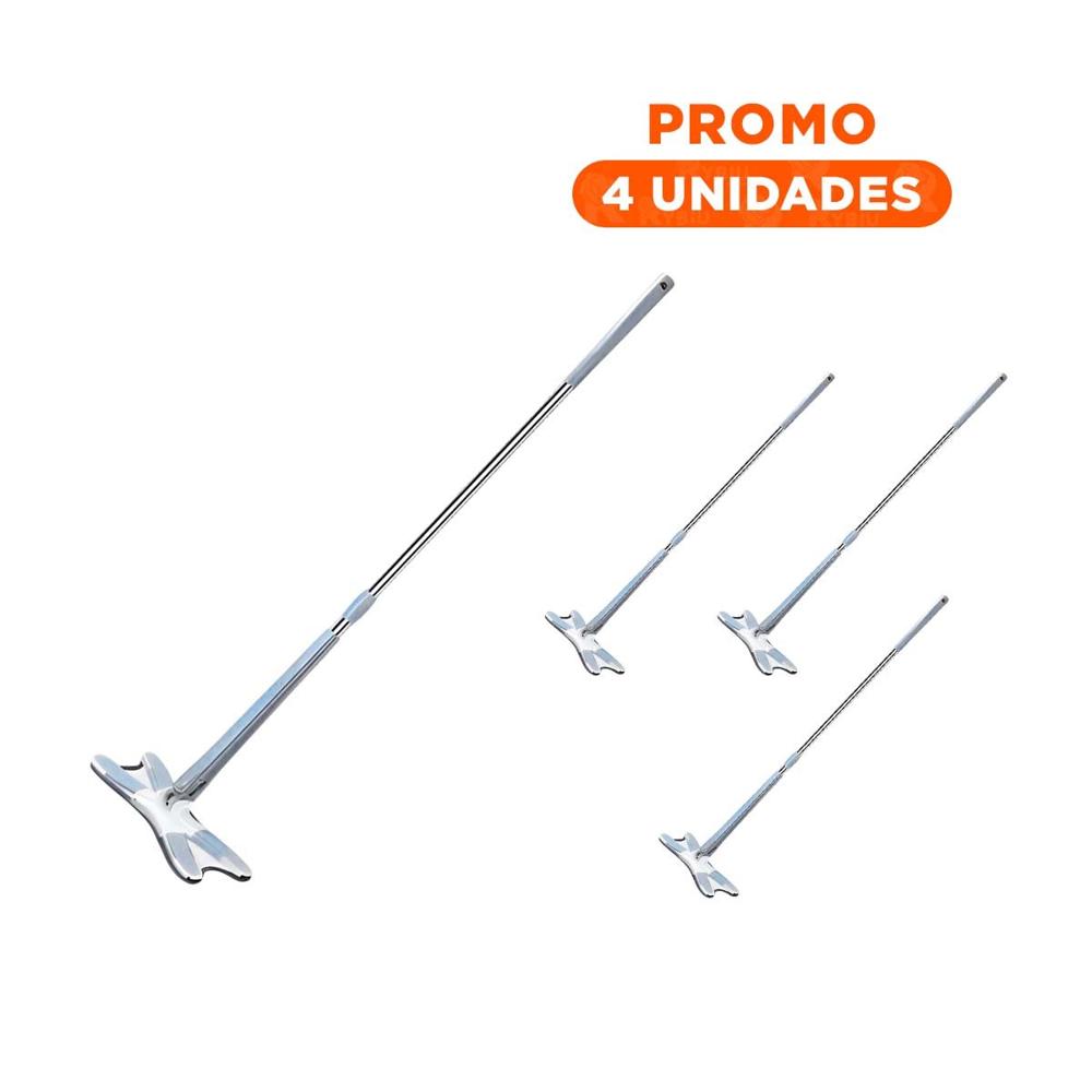 Pack4 Trapo Mariposa Azul Para Limpiar Con Eficiencia Pisos Y Mesas