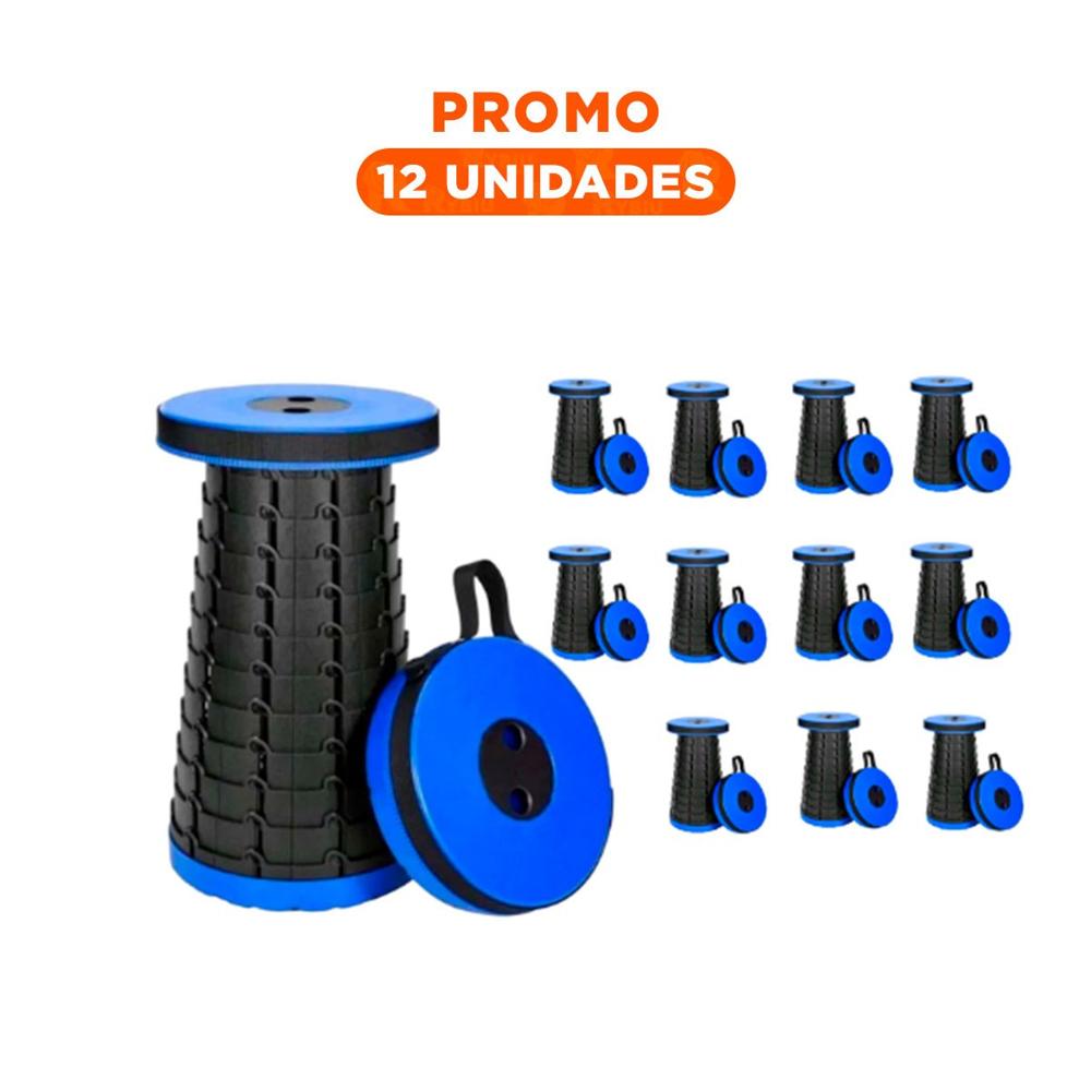 Pack12 Silla duradera 3 seguros portatil tapa azul centro negro para sala y comedor