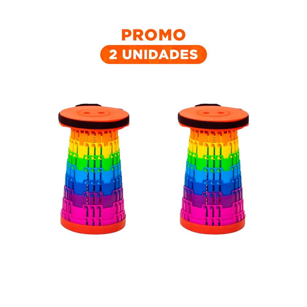 Pack2 Mueble Compacto Plegable con Seguros para Casa y Hogar Y Regalo Sticker