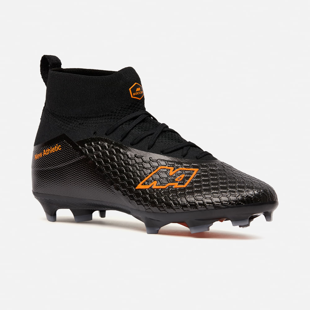 Zapatilla New Athletic Fútbol Power Fly 174-0220 para Hombre 44 Negro