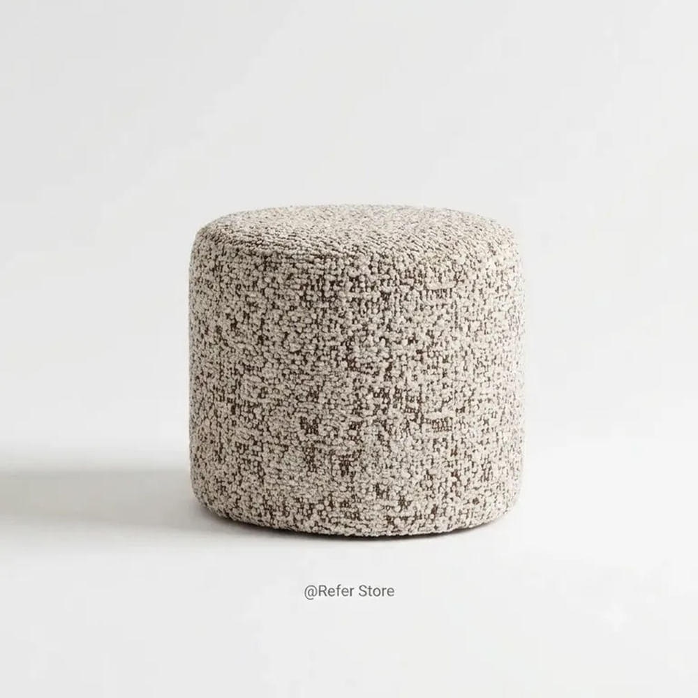 PUFF BOUCLÉ CON TEXTURA TELA INTERNACIONAL-REFER STORE Multicolor