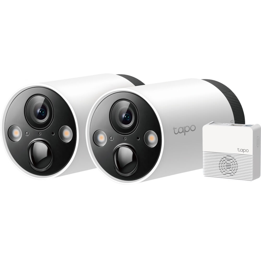 TP-Link Tapo C420S2 Sistema de Seguridad Inalámbrico de 2 Cámaras 4MP con Visión Noctur