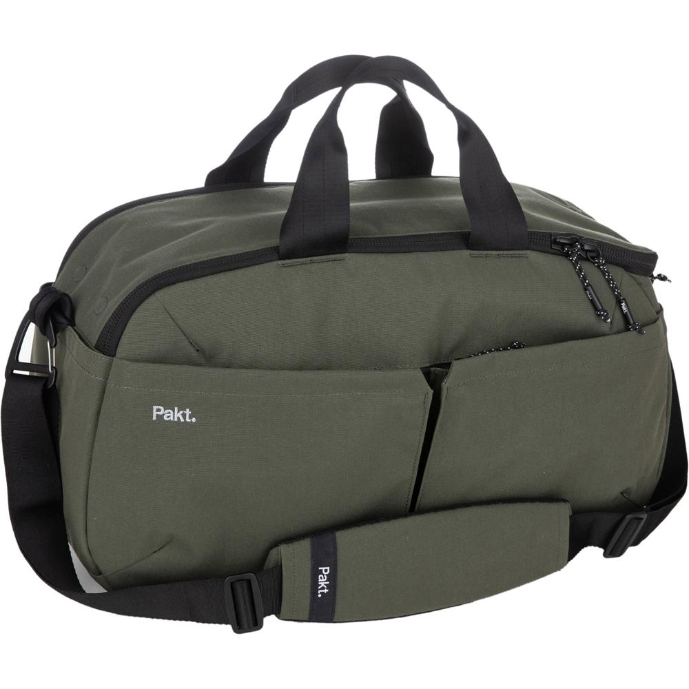 Pakt Travel Duffel 25L Forest Verde - Bolsa de Viaje con Compartimento para Laptop de 16 pulgadas