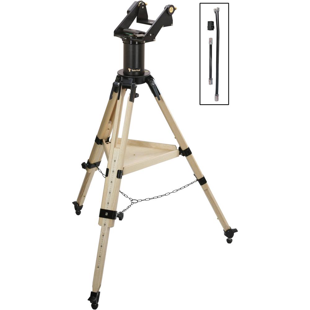 Tele Vue Gibraltar HD5 Montura Alt-Az con Encoders y Trípode de Madera de Fresno