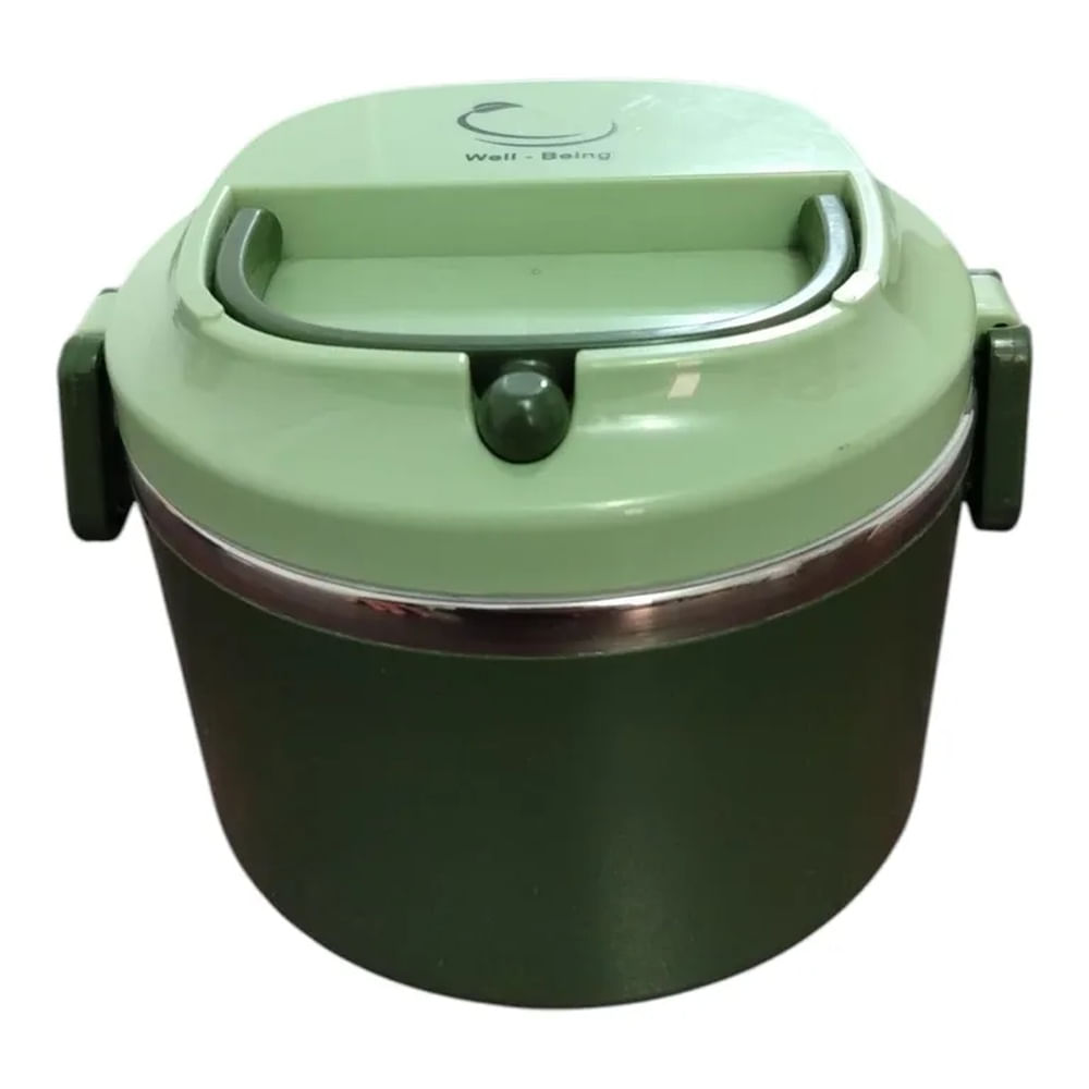 Lonchera Térmica Verde 1000ML de Acero Inoxidable Mantiene el Calor 3H Verde