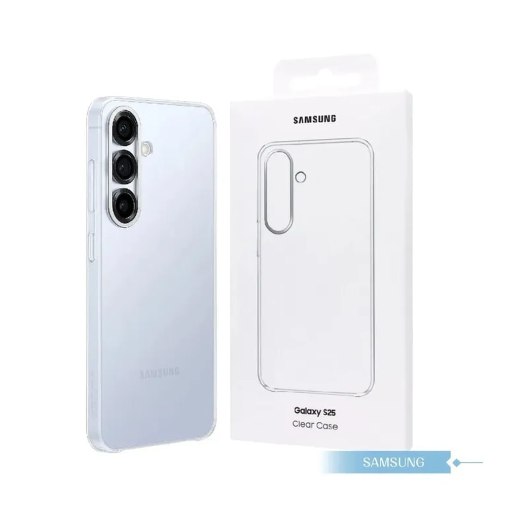 SAMSUNG CASE SAMSUNG GALAXY S25 CLEAR TRANSPARENTE- ORIGINAL