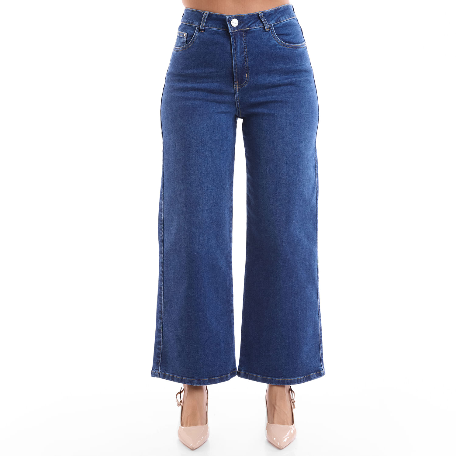 Jean Mujer Belgica Metal Culotte Azul 28