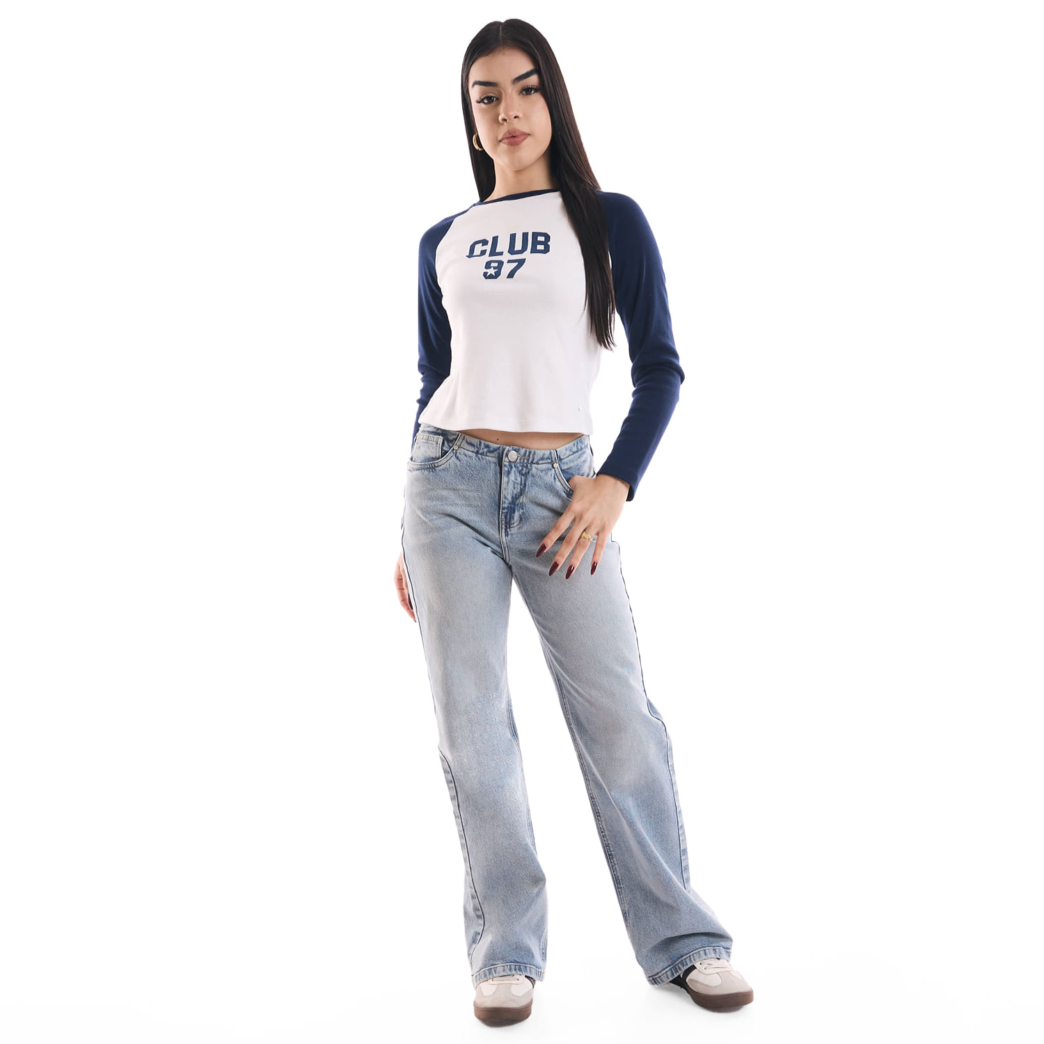 Jean Mujer Nuria Metal Straight Denim 30