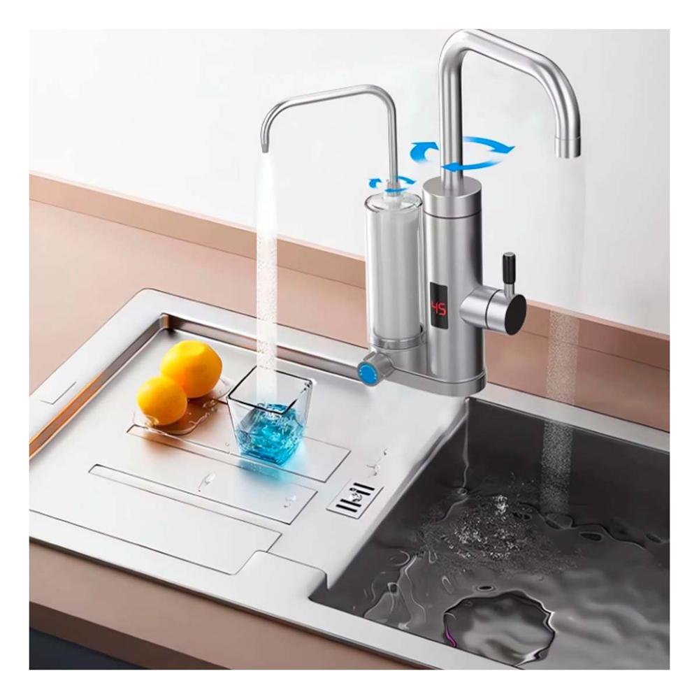 Purificador Doble de Agua con Calentador Integrado para Cocina y Hogar