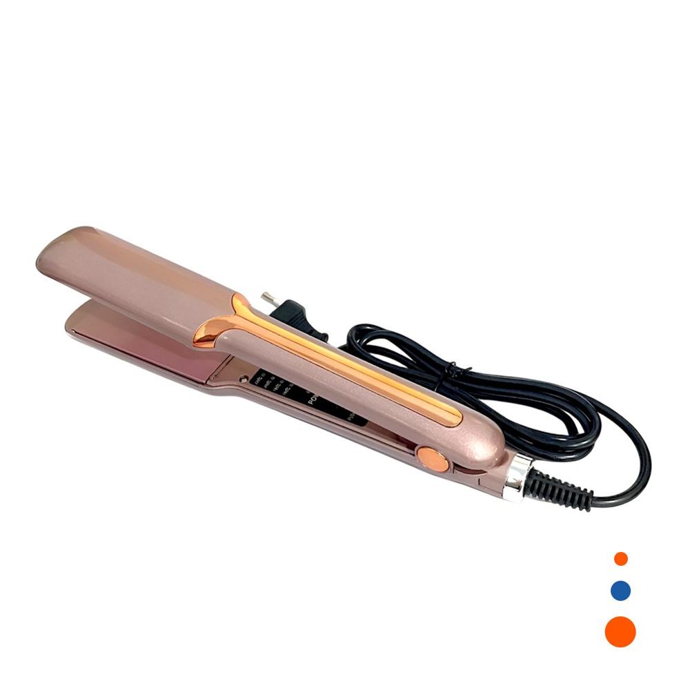 Plancha de Cabello con Diseno Delgado para Moldear y Alisar Facil Dorado YRegalo Sticker