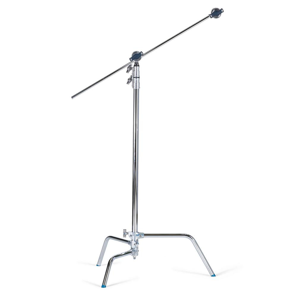 Avenger Kit C Stand A2033L de acero cromado con brazo y pierna deslizante