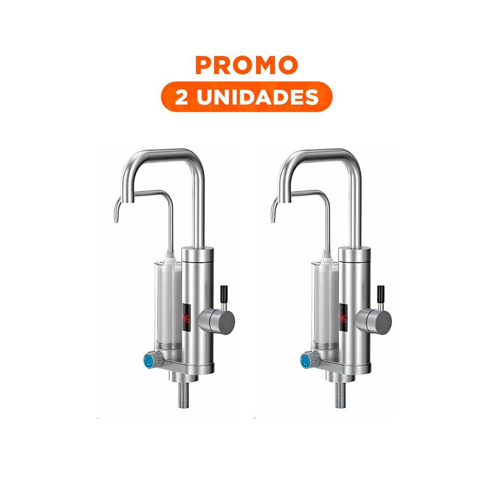 Pack2 Instalacion de Agua con Doble Purificacion y Calentador Domestico Y Regalo Sticker