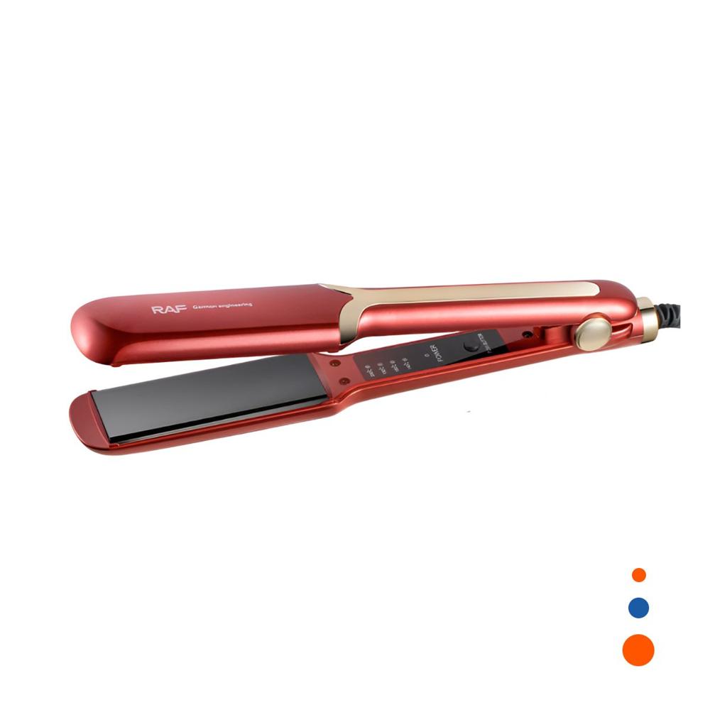 Pack2 Moldeador de Cabello con Placas Lisas para Alisado Uniforme Rojo Hogar