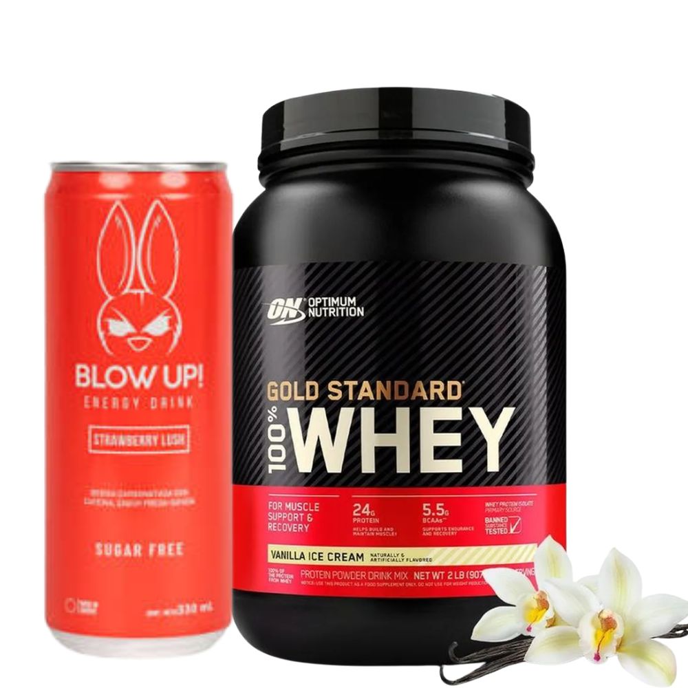 PROTEÍNA GOLD STANDARD WHEY 2LB SABOR VAINILLA - LATA DE REGALO
