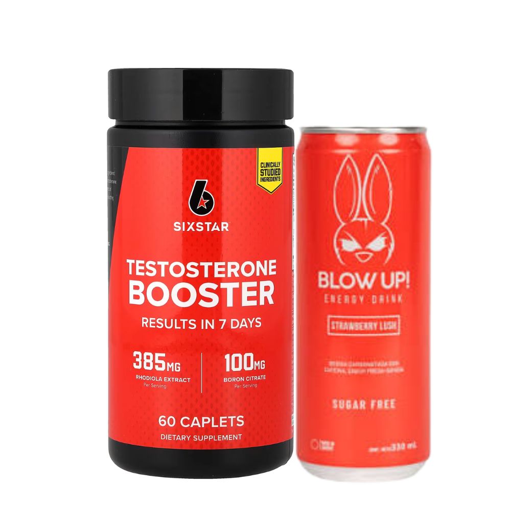 TESTOSTERONE BOOSTER SIXSTAR - 60 CAPSULAS - REGALOS