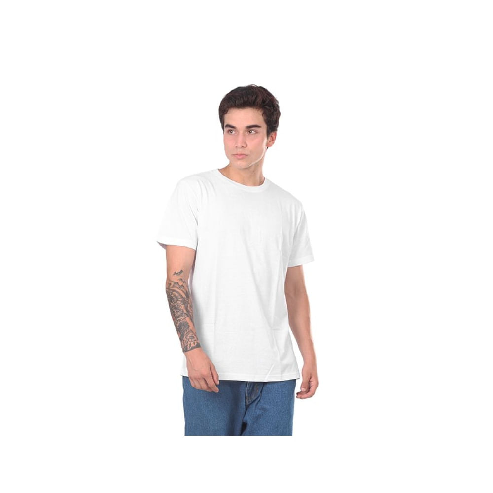 Polo Manga Corta - Blanco M Blanco
