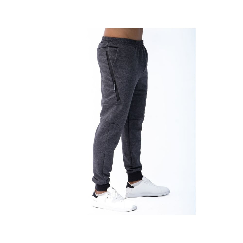 Pantalon de Fresh Terry Gris Oscuro L Gris Pardo