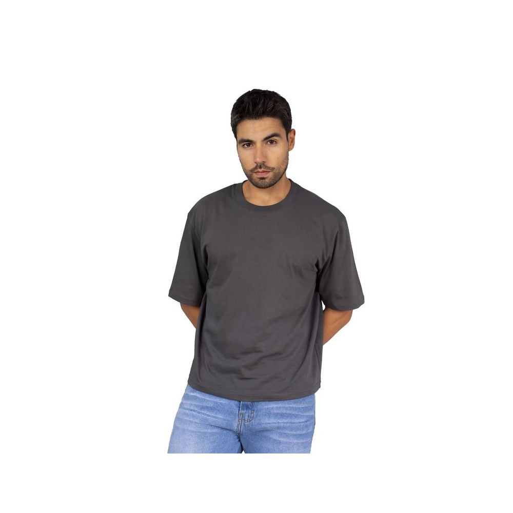 HPolos Boxy Fitt - Gris - Gris Oscuro S Gris Oscuro