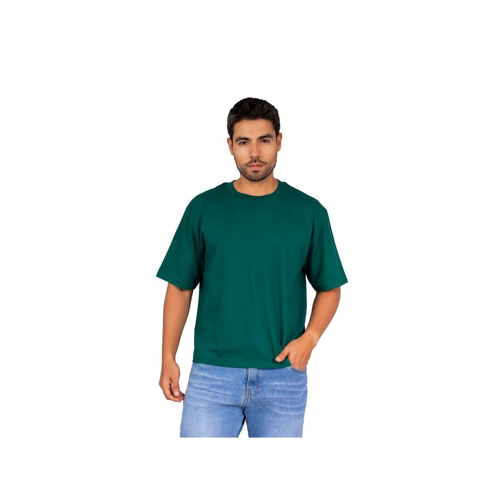 HPolos Boxy Fitt Verde Botella L Verde Botella