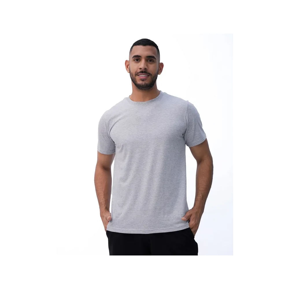 POLO MANGA CORTA -GRIS CLARO L Gris Claro