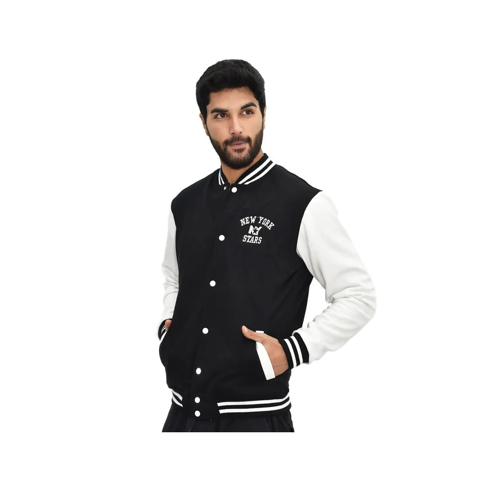 Casaca Hombre Beisbol - Negro - New York Stars NY L Negro